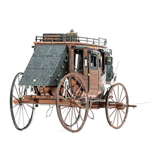 2 Fascinations+Metal+Earth+Stagecoach+Model