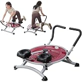 Ocdin Ab Circle Pro Abdominal Trainer, Core Workout Fitness Equipment with Rotatable Kneeling Pad for Home Gym, Waist, Glutes &amp; Legs Exercise