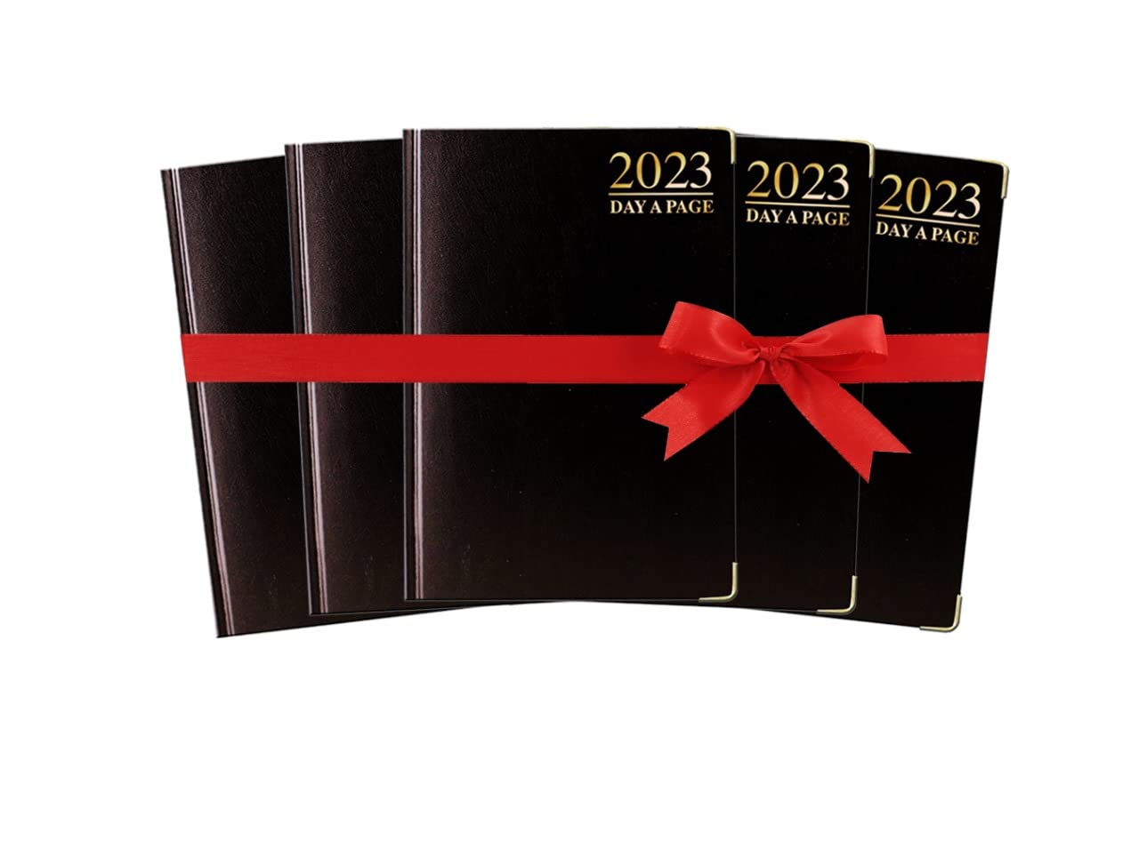 G4GADGET 5 X Luxury 2023 A4 Day to Page Diary Gilt Edges 80GSM FSC Paper