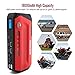 TENKER 800A Peak 18,000mAh Portable Car Jump Starter (up to 6.5L gas/5.5L diesel engines), Battery Booster, Phone Charger with LED Flashlight and Dual USB Ports