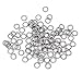 VALYRIA 100-Piece 6mm Stainless Steel Open Jump Rings Finding,18-Gauge