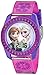 Disney's Frozen Kids' Digital Watch with Elsa and Anna on the Dial, Purple Casing, Comfortable Pink Strap, Easy to Buckle, Safe for Children - Model: FZN3598 primary