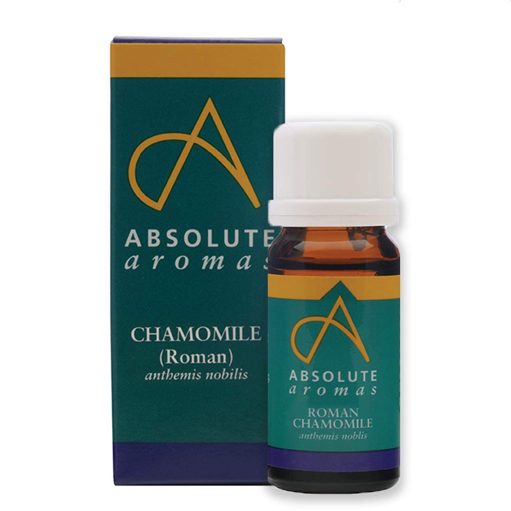 Absolute Aromas Roman Chamomile Essential Oil 10ml - 100% Pure, Natural, Vegan, Undiluted and Cruelty-Free - for use in a Diffuser and Aromatherapy Blends