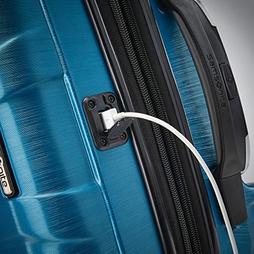 Samsonite Centric 2 Hardside Expandable Luggage with Spinner Wheels, Caribbean Blue, CarryOn 20