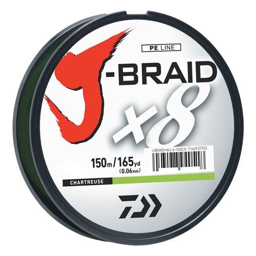 Daiwa J-Braidx8 Braided Line Chartreuse