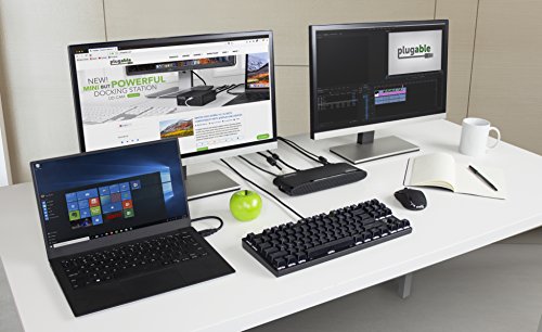 3 Plugable+Monitor+Horizontal+Docking+Ethernet