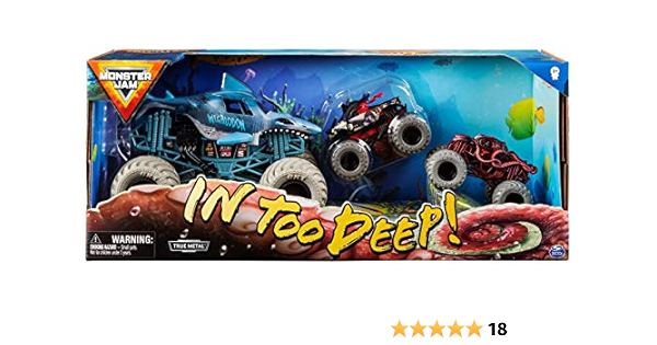 さらに値下げ Monster Jam In Too Deep Diecast Car 3 Pack 安心の日本製 Www Endocenter Com Ua