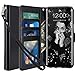 Galaxy S8 Case, LK [Wrist Strap] Luxury PU Leather Wallet Flip Protective Case Cover with Card Slots and Stand for Samsung Galaxy S8 (Black)