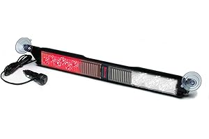 Whelen Engineering SlimLighter Super-LED Series Deck/Dash Light - Red/Clear