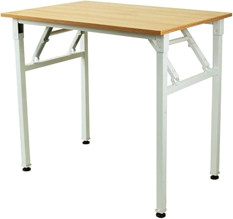 Amazon Co Jp 折りたたみデスク パソコンデスク 机 ワークデスク 幅80cm 奥行56cm 高さ73 5cm 組み立て不要 Pcデスク ダイニングテーブル 作業机 学習机 ベーシックテーブル コンパクト Rs Pdk50na ナチュラル ホーム キッチン