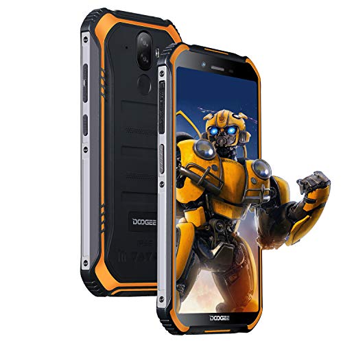 DOOGEE-S40-Lite-Dual-SIM-Movil-Todoterreno-Android-90-Telefonos-Moviles-Libres-IP68IP69K-Impermeable-2GB16GB-4650mAh-55-Pulgada-Cmara-8MP5MP-Huella-Dactilar-Desbloqueo-Facial-Naranja