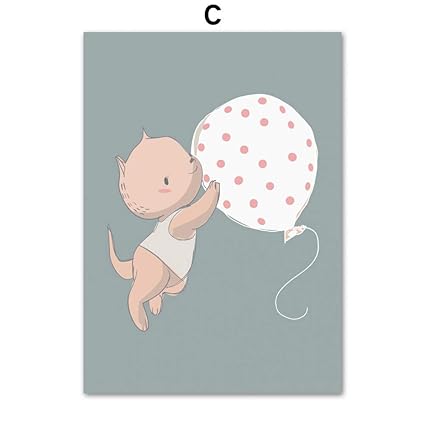 Jjhr Poster Impression Toile Dessin Animé Kawaii Gâteau