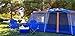 Americ Empire Large Family Tent for Camping with Rooms Fits 6 Queen Beds. Huge 14-13-12 Person Tent for Camping Waterproof. Big Multi Room Tent (21ft x 10ft). 3 Room Tent Improved Model (Blue)