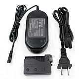 TKDY ACK-E8 AC Power Adapter Supply DR-E8 DC Coupler Charger Kit Compatible with Canon EOS Rebel T5i T4i T3i T2i Kiss X6 Kiss X5 Kiss X4 700D 650D 600D 550D (Canon LP-E8 Battery Replacement).