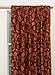 Stylemaster Renaissance Home Fashion Melbourne Chenille Scalloped Valance with Cording, Burgundy 52-Inch by 17-Inch