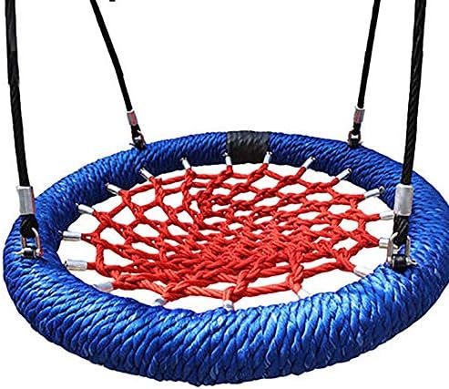 SHARESUN Children's nest swing, children's outdoor indoor wire rope disc swing hammock rocking chair, for tree hanging porch courtyard garden living room