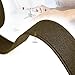 Elastic 1-Inch Wide Heavy Stretch Knitting Sewing Elastic Spool High Elasticity Knitting Elastic Band 6.6 Yards, Khaki