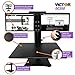 Victor High Rise Collection Dual Monitor Sit-Stand Standing Desk Converter, 28