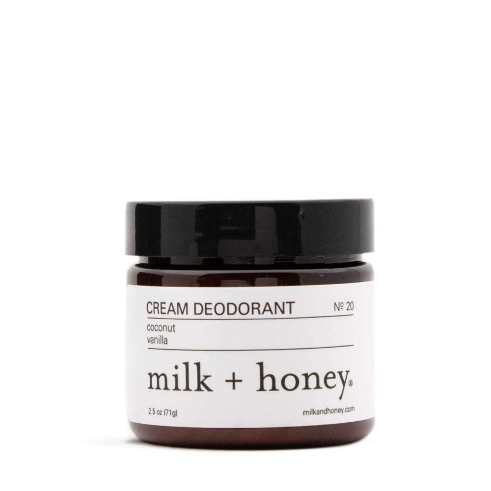 Amazon Com Milk Honey Aluminum Free Cream Deodorant No 20 Coconut Vanilla 2 5 Ounce Beauty