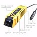 KATBO Car Power Inverter DC 12V to AC 110V with Cigarette Lighter Adapter and Dual USB Port 4.2A high-speed Charger