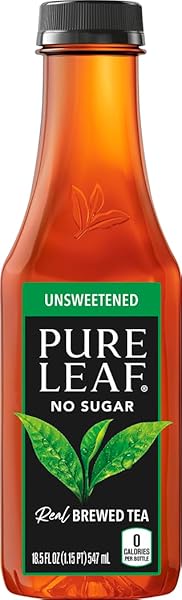 PURE LEAF ICED TEA, UNSWEETENED BLACK TEA, 18.5 OZ