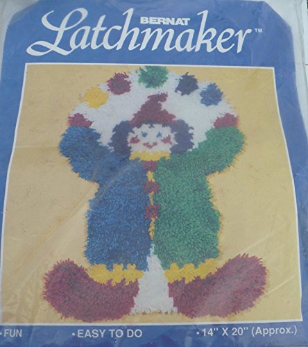 Juggling Clown - Latch Hook Rug Kit - 20" x 14"