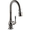 KOHLER Artifacts Pull-Down Kitchen Sink Faucet With Three-Function Sprayhead