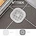 NOTSEK Shower Drain Covers, Silicone Tube Drain Hair Catcher Stopper with Sucker for Bathroom Kitchen, Rubber Bathtub Sink Strainer Plug Filter Trap Home Drain Protectors (Grey)