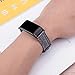 EZCO Compatible with Fitbit Charge 3 Bands, Woven Fabric Breathable Watch Strap Quick Release Replacement Wristband Accessories Man Woven Compatible with Charge 3 Fitness Smart Watch (S E Charcoal)