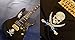 Pirate Skull Inlay Sticker Decal For Guitar & Bass