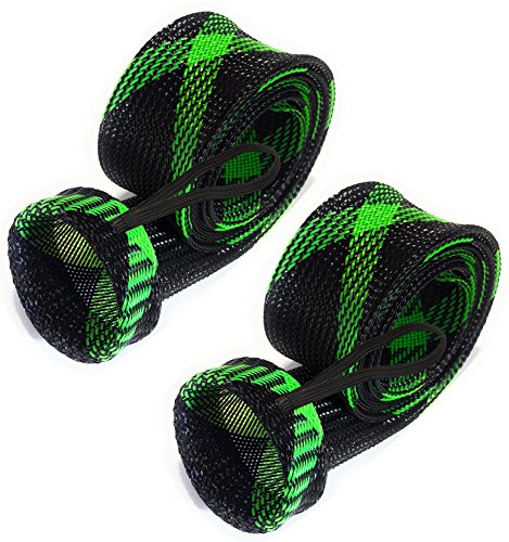 Reaction Tackle Rod Sock Black/Green (Flat-M-5)