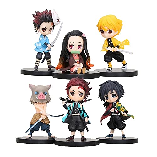4 and 6 Demon Slayer Action Figures Set Pricepulse