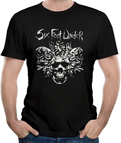 Six Feet Under American Death Metal Band Androman Tops Tee Shirt Classics Graphic Tees Black
