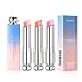 XEDUO Waterproof Beauty Bright Crystal Jelly Lipgloss Lipstick Moisturizing Moisturizing Magic Temperature Change Color Lip Balm Makeup Gift for Women Girls (01#)