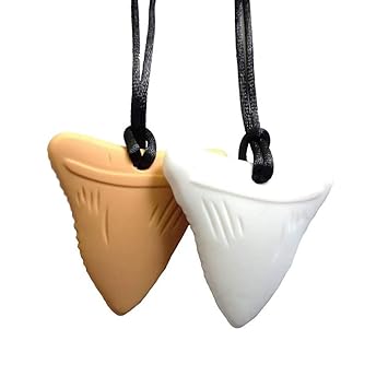 shark tooth teething necklace