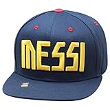 Fc Barcelona Lionel Messi Snapback Neymar Jr Youth Kids Adjustable Cap Hat - Blue - Maroon -Red (Blue)