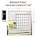 Magnetic Dry Erase Calendar for Refrigerator 13.5