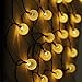 Handser Outdoor Solar String Lights - Decorative Globe Led Lighting for Christmas Tree, Party, Patio, Garden, Home - 20ft 30 LED Color Warm White