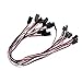 Foxnovo 32cm 3-pin Male to Female Remote Control Servo Extension Lead Wire Cable - 10 pcs