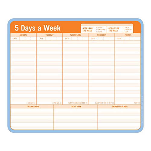 Knock Knock 5 Days a Week Paper Mousepad