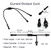 CNBRIGHTER Current Division Cord,with Waterproof Male and Female Connector, Copper Core Wire,Lighting Accessories Fittings for LED InGround/Step Stair/Underwater Swimming Pool Lights,2 Pack