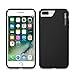 iPhone 8 Plus Case/iPhone 7 Plus Case, CaseCrown Lux Glider Case (Matte Black) w/Matte Finish & Felt Interior