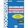 Grammaire progressive du français – Niveau intermédiaire (A2/B1) – Livre + CD + Appli-web – 4ème édition