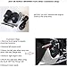 Radracing Frame Sliders Crash Protectors Kit for Honda CBR600RR PC40 2007 2008 Delrin Black