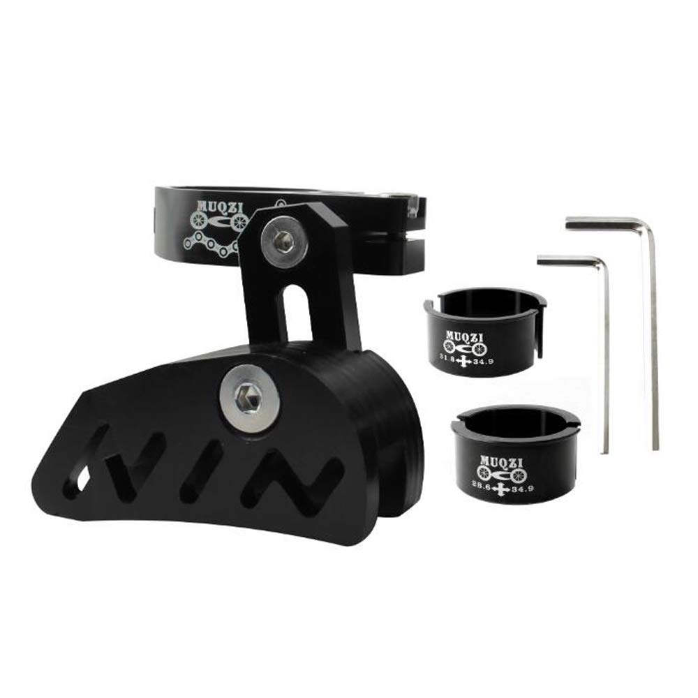 VOANZO Black Bike Chain Guide Sport Single Gear Durable Chain Guide Bike Protector Front Dial Smooth Driving