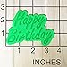 Happy Birthday Fondant Cookie Cutter and Stamp #1652