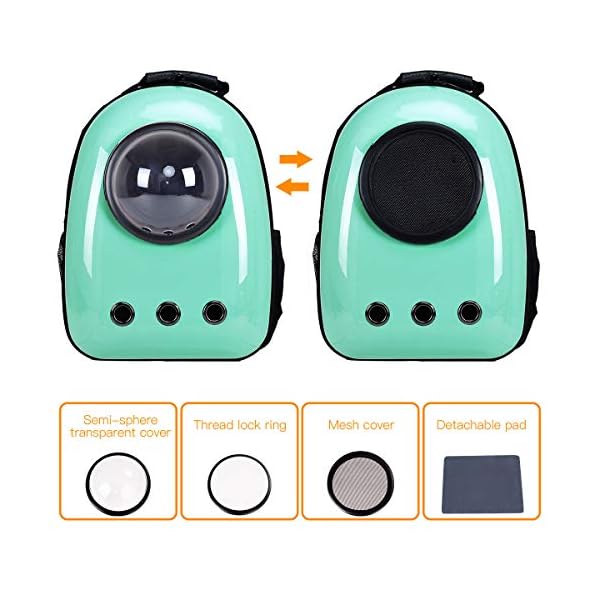 giantex astronaut pet cat dog puppy carrier travel bag space capsule backpack breathable