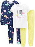 Carter's Baby Girls' 4 Piece PJ Set (Baby) - Cute Like Mommy