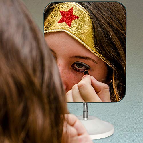 YEAKE Adjustable Flexible Gooseneck Makeup Mirror,360°Rotation Folding