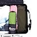 Relefree Microfiber Towel (Pack of 2), Yoga and Fitness Towels are Quick-Drying, Super Absorbent, Compact, Suitable for Travel, Camping, Hiking, Backpacking (Navy Blue, 60x30 inches + 12x30)